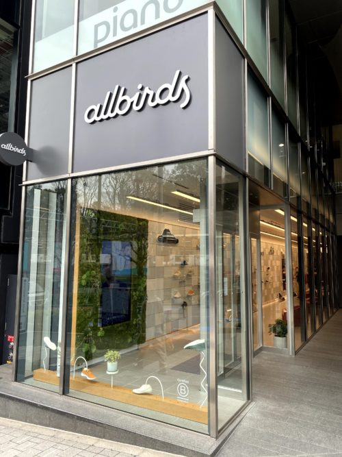 allbirds原宿店の外観